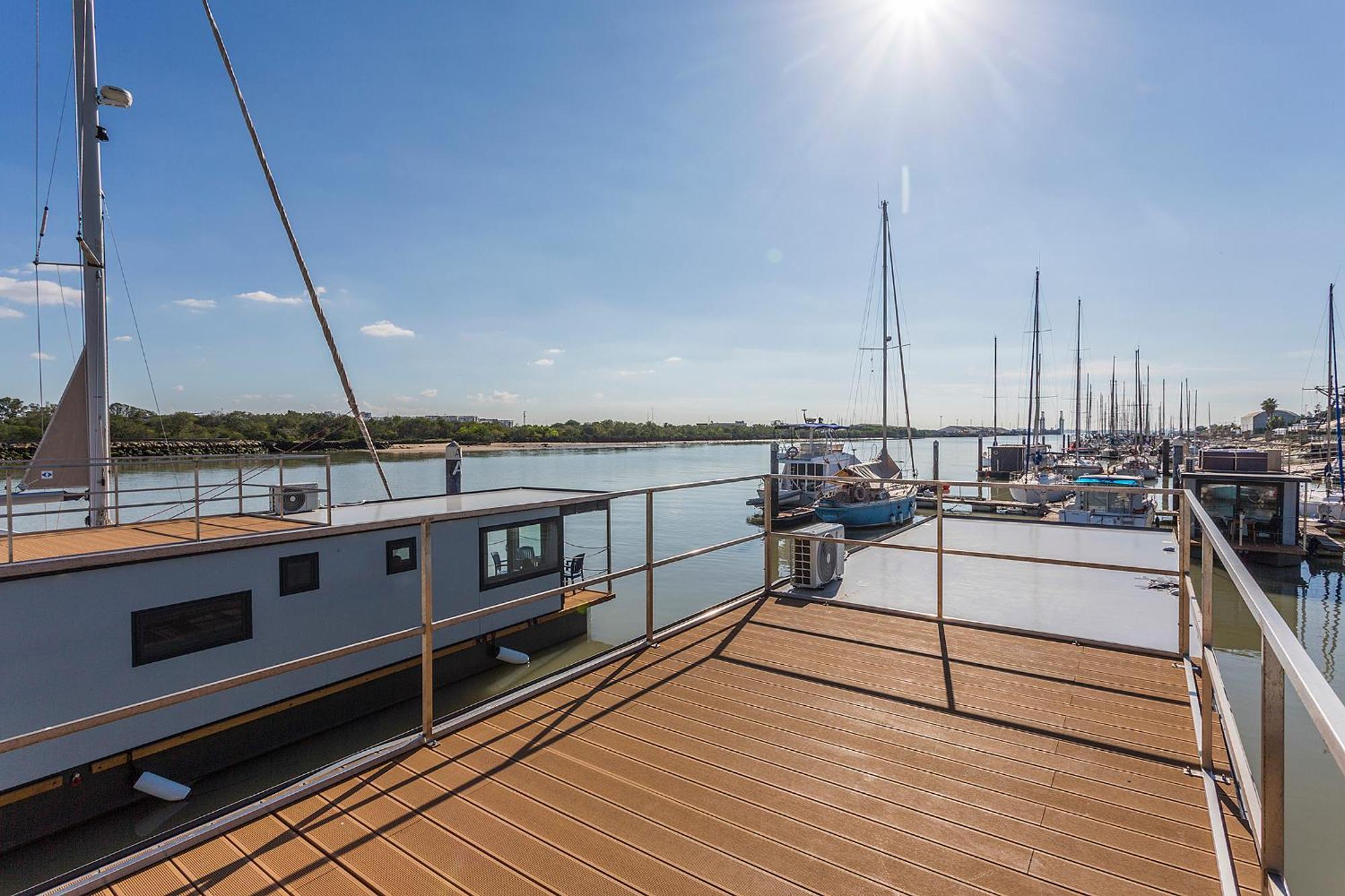 Azvalia Luxury Casa Barco New York And Texas-Unique Houseboat Experience Hotel El Puerto de Santa María Exterior foto